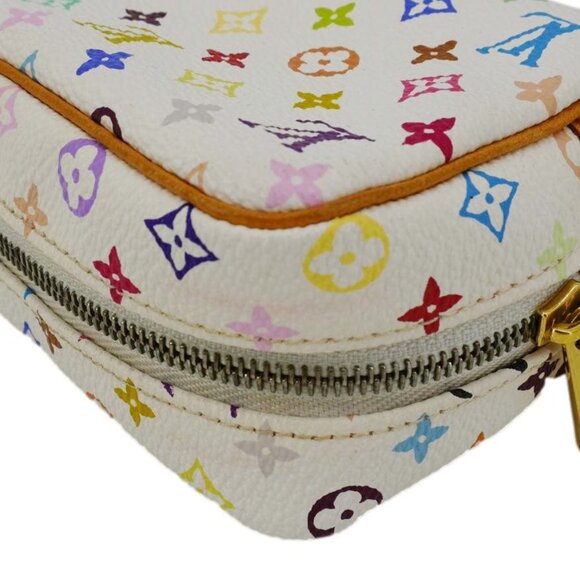 Louis Vuitton Trousse Wapity Monogram Multicolor Cosmetic Pouch White - Picture 6 of 14